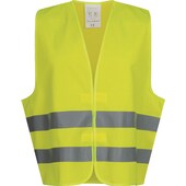 Arbeitsweste Polyester-Warnweste, orange, 10er Pack
